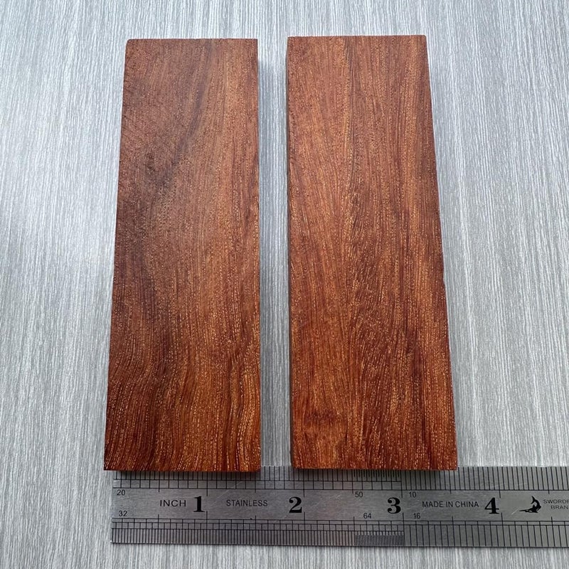 Uotowell Blank Scales Wood Handle for Knife Pre-Cut Sandalwood Sheets for Engraved Decorative Guitar Bodies, Necks, Gun Grips and Knife Handle Scales Blanks - Image 3
